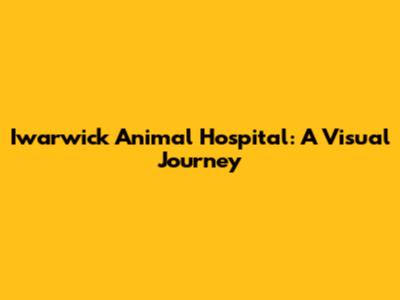 Iwarwick Animal Hospital: A Visual Journey