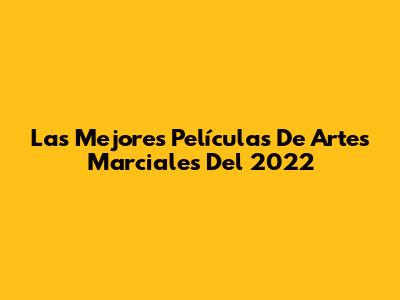 Las Mejores Películas De Artes Marciales Del 2022